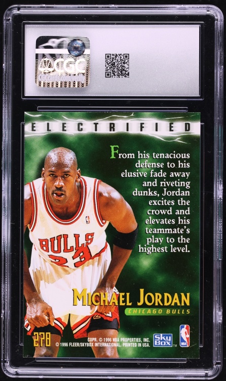 1995 Skybox Premium Electrified Michael Jordan #278 CGC 3 VG