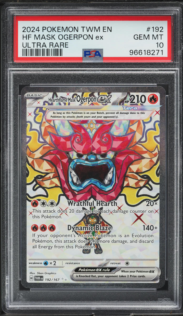 064 167 pokemon card Ogerpon Ex 064/167 Teracristal Ultraboost X Scarlet and Violet 6 Twilight Masquerade this card is the perfect way to showcase your collection. Wellspring Mask Ogerpon ex 64/167