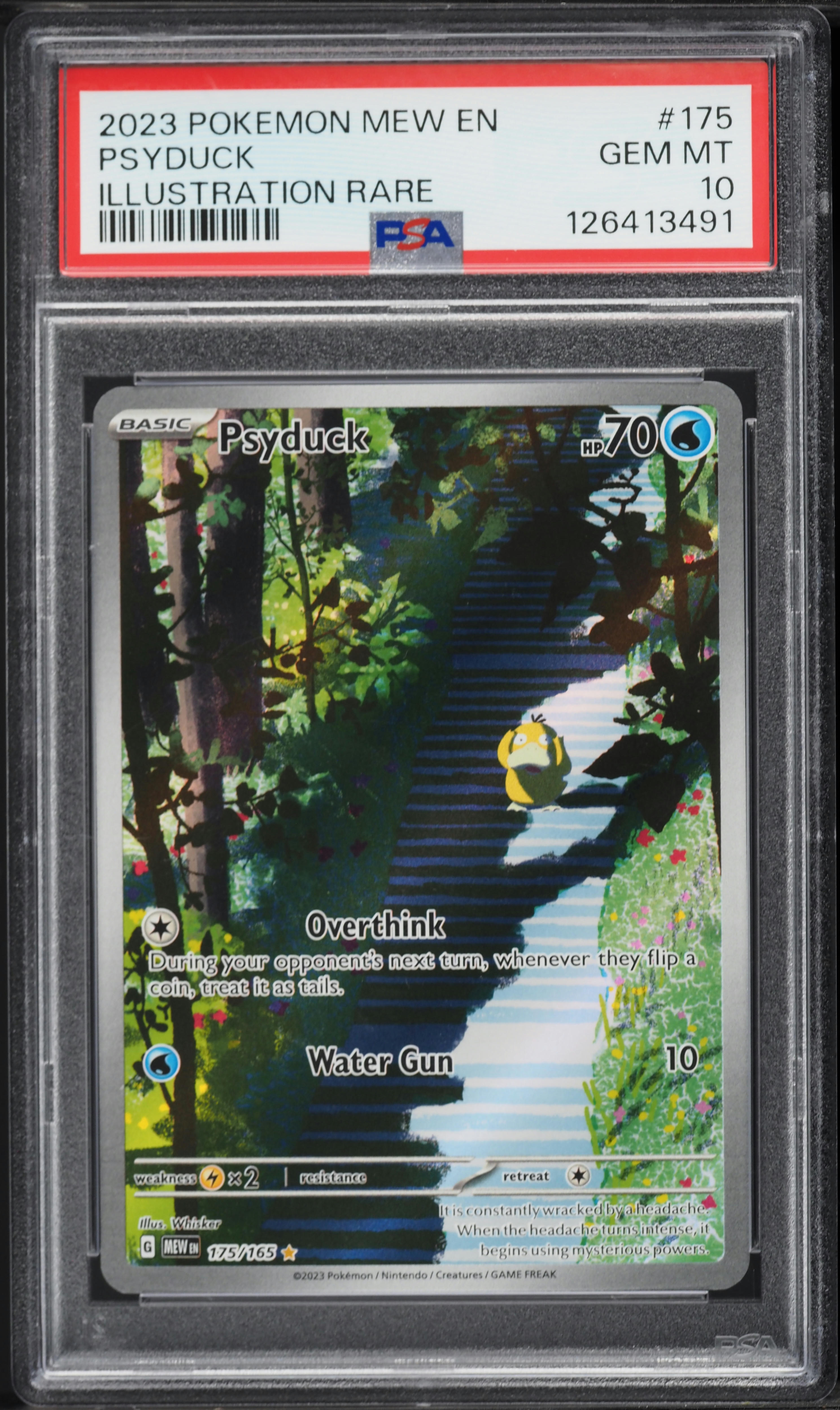 2023 Pokemon Scarlet & Violet 151 IR Psyduck #175 PSA 10 GEM MINT