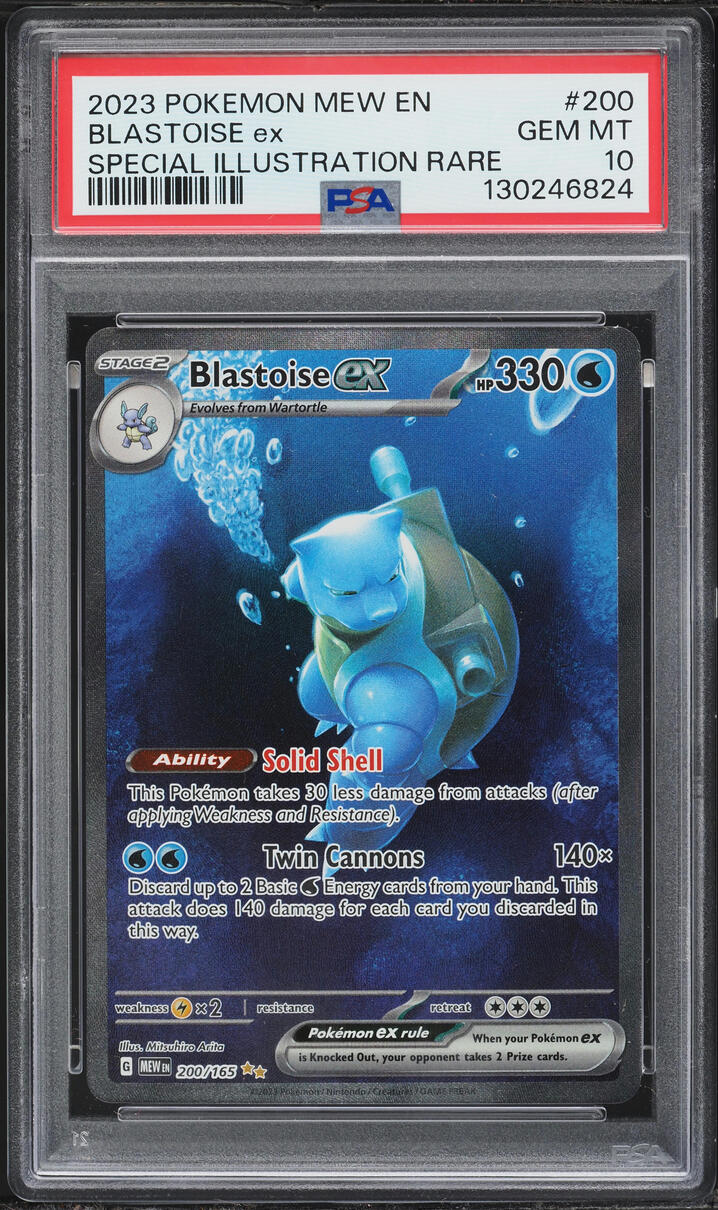 2023 Pokemon Scarlet & Violet 151 SIR Blastoise ex #200 PSA 10 GEM MINT