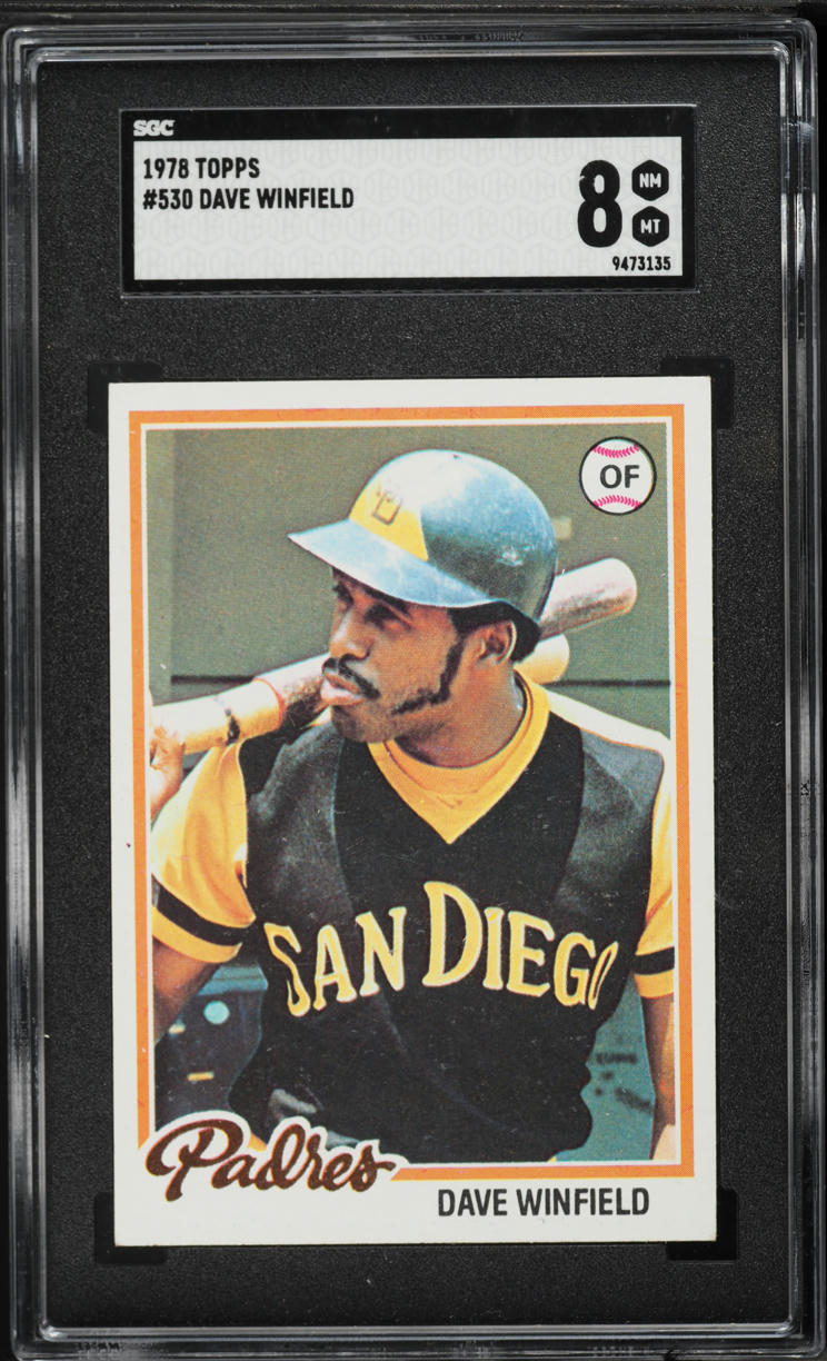 1978 Topps Dave Winfield #530 SGC 8 NM-MT