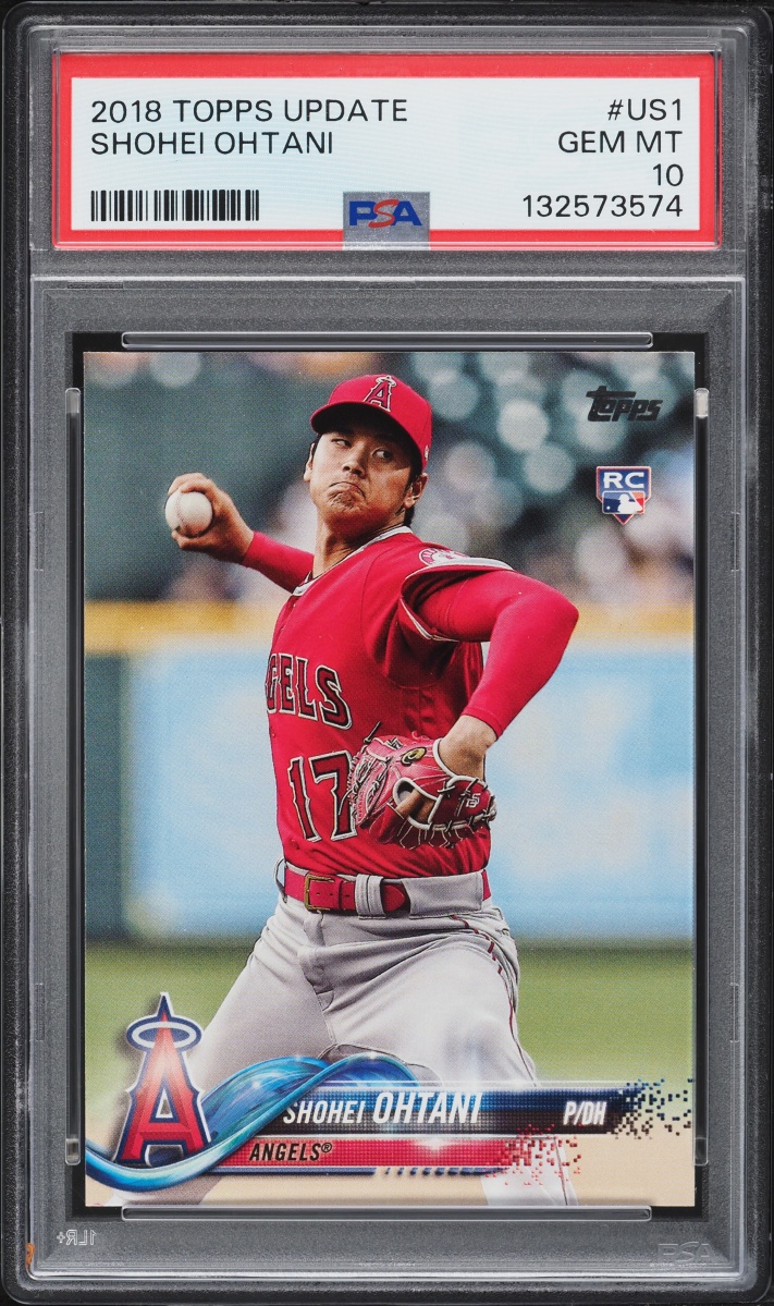 2018 Topps Update Shohei Ohtani ROOKIE #US1 PSA 10 GEM MINT