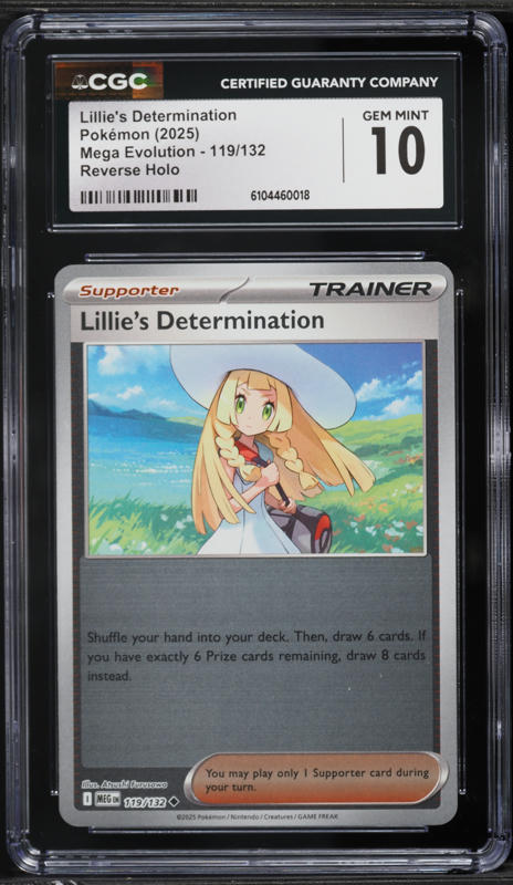 2025 Pokemon Mega Evolution Full Art Lillie's Determination #169