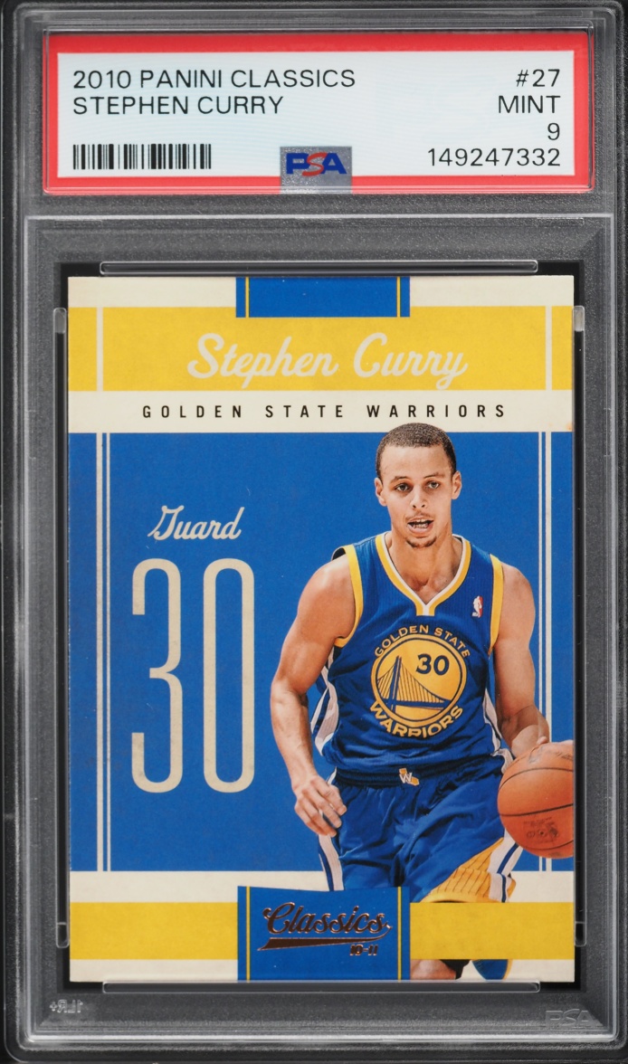 2010 Panini Classics Stephen Curry #27 PSA 9 MINT