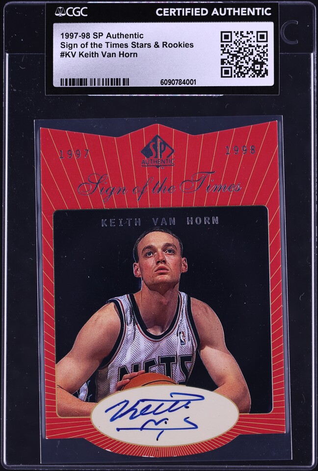 1995 Signature Rookies Prime Kevin Garnett ROOKIE AUTO DNA 10 #16