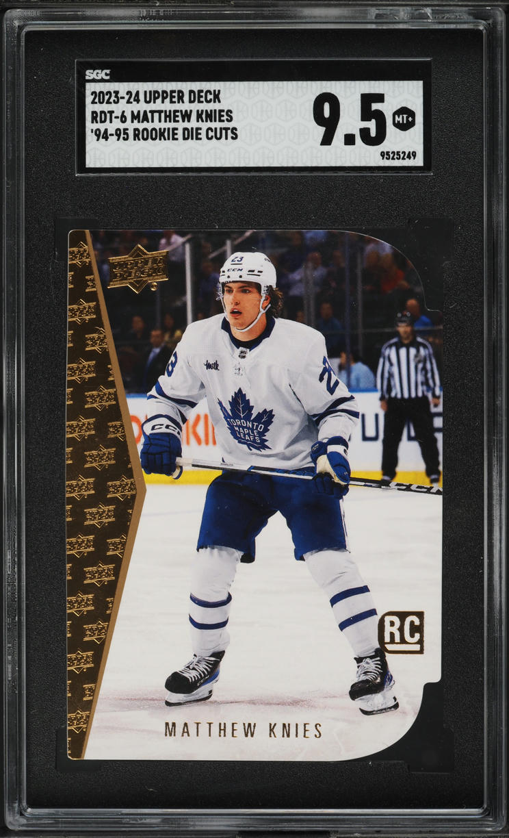2023 Upper Deck '94-95 Die-Cut Matthew Knies ROOKIE #RDT-6 SGC 9.5 MINT+