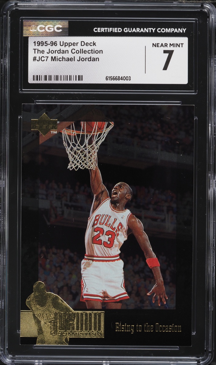 1995 Upper Deck The Jordan Collection Michael Jordan #JC7 CGC 7 NRMT
