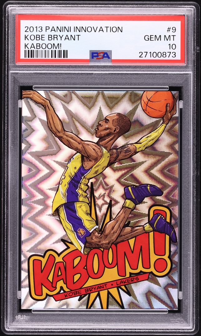 2013 Panini Innovation Kaboom! Kobe Bryant #9 PSA 10 GEM MINT