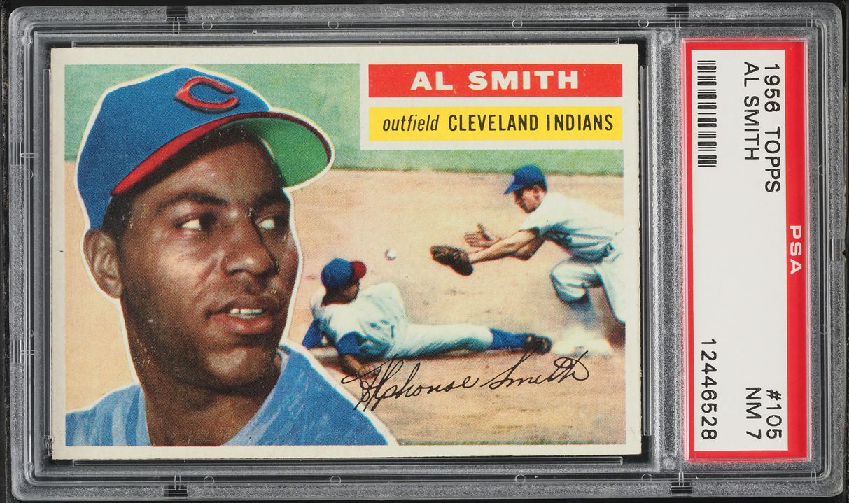 1956 Topps Al Smith #105 PSA 7 NRMT