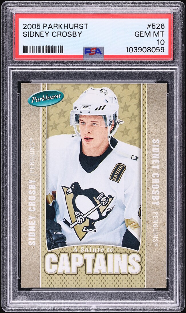 2005 Parkhurst Sidney Crosby ROOKIE #526 PSA 10 GEM MINT