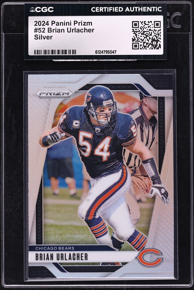 2024 Panini Prizm Silver Brian Urlacher #52 CGC AUTH