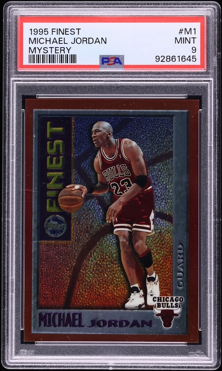 1995 Finest Mystery Michael Jordan #M1 PSA 9 MINT