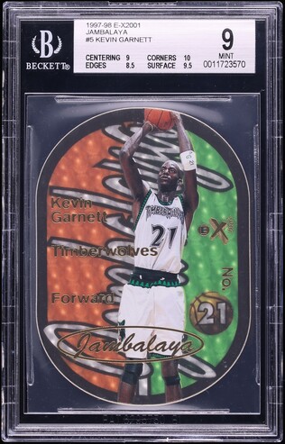 その他 KEVIN GARNETT auto psa9 1997 Metal Universe Kevin Garnett #109 PSA 9 MINT on Fanatics Collect