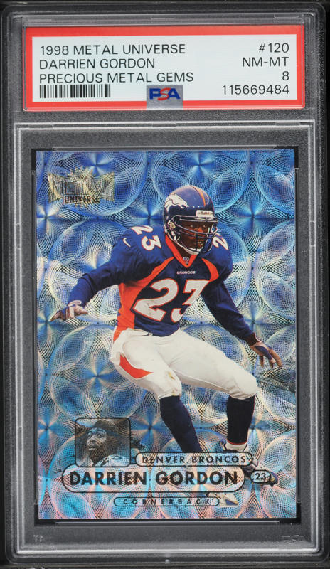 1998 Metal Universe Precious Metal Gems PMG Barry Sanders /50 #20