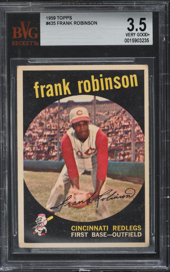 1959 Topps Frank Robinson #435 BVG 3.5 VG+