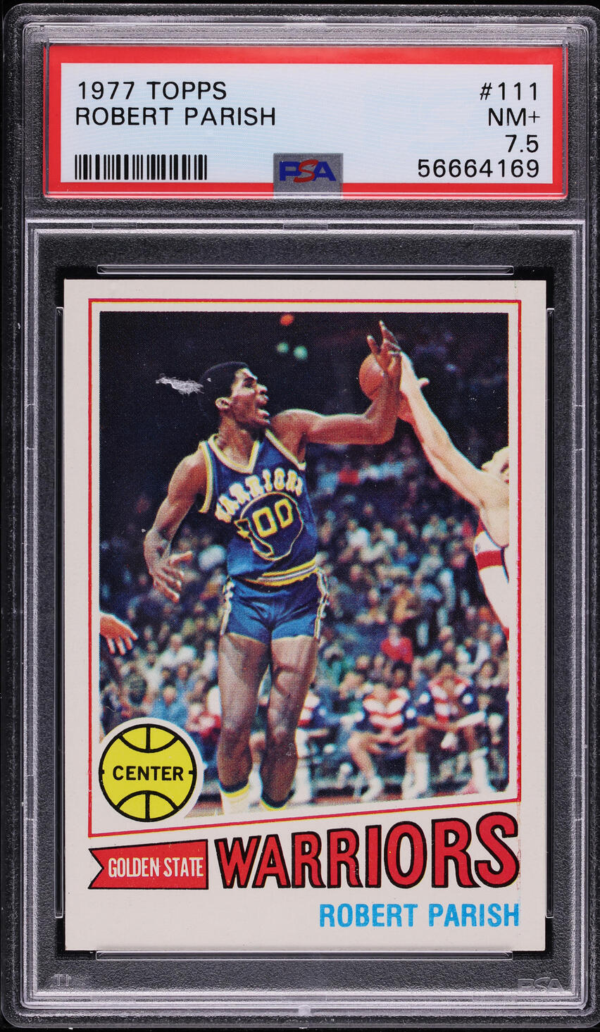 1977 Topps Basketball Robert Parish ROOKIE #111 PSA 7.5 NRMT+