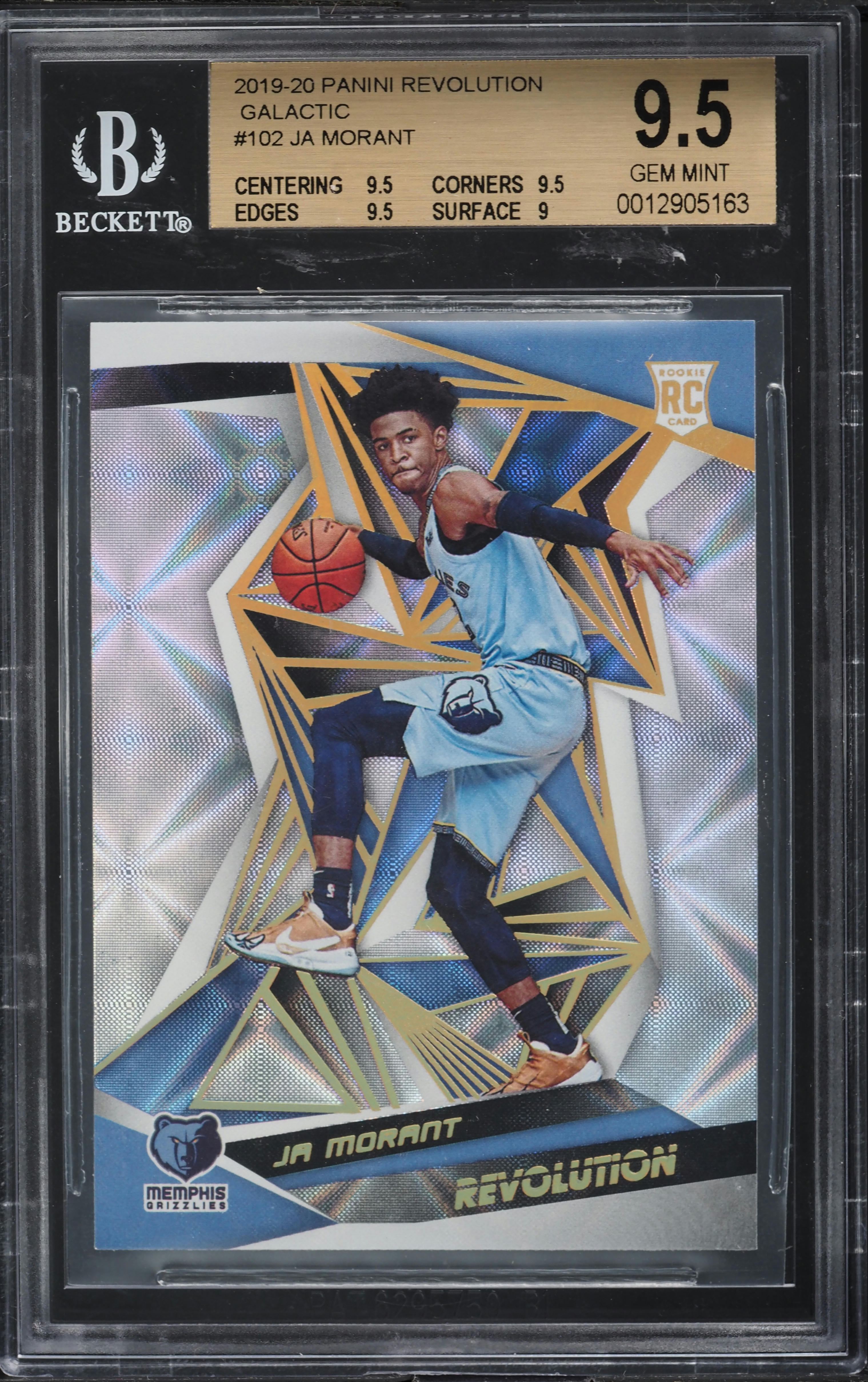 Ja morant psa 9 ルーキーastro 2019-20 Panini Prizm Rookie Penmanship Ja Morant RC #RPJMT
