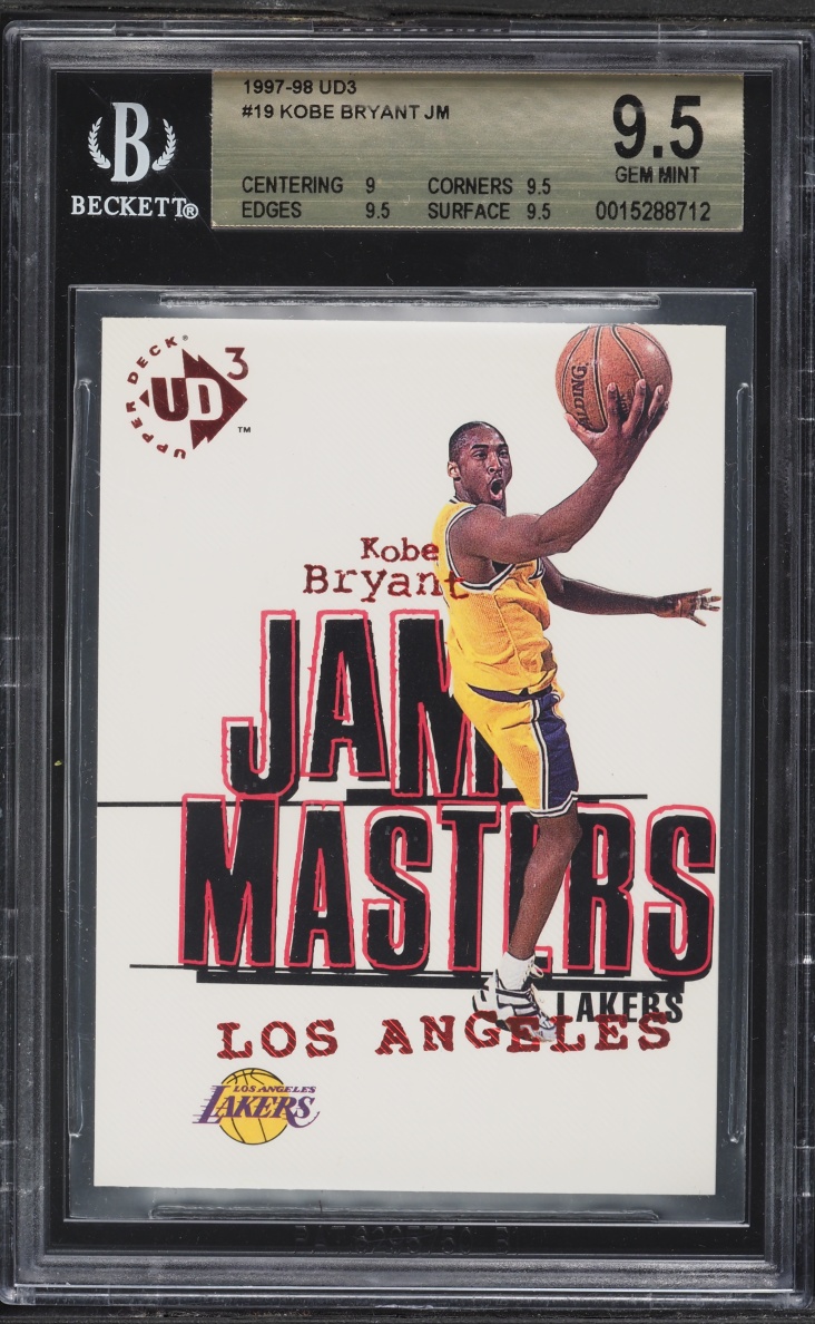 1997 UD3 Basketball Kobe Bryant #19 BGS 9.5 GEM MINT