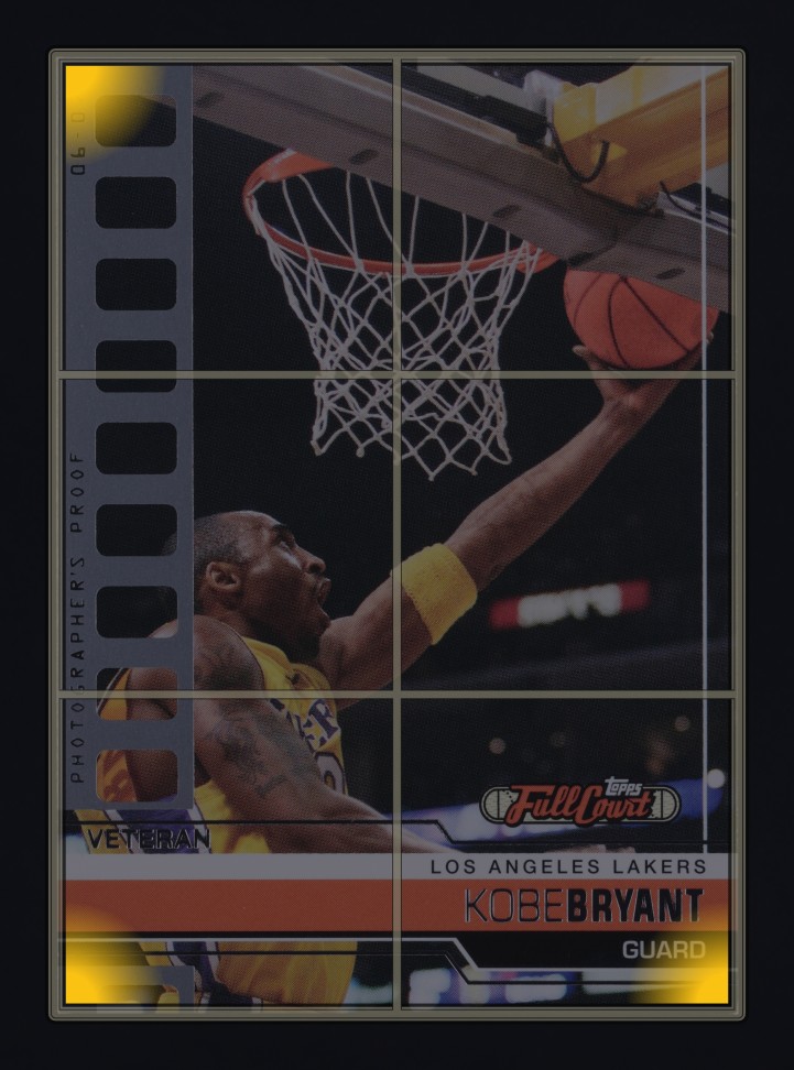 2006 Topps Full Court Photographer's Proof Platinum Kobe Bryant 1/1 #20 MBA AUTH
