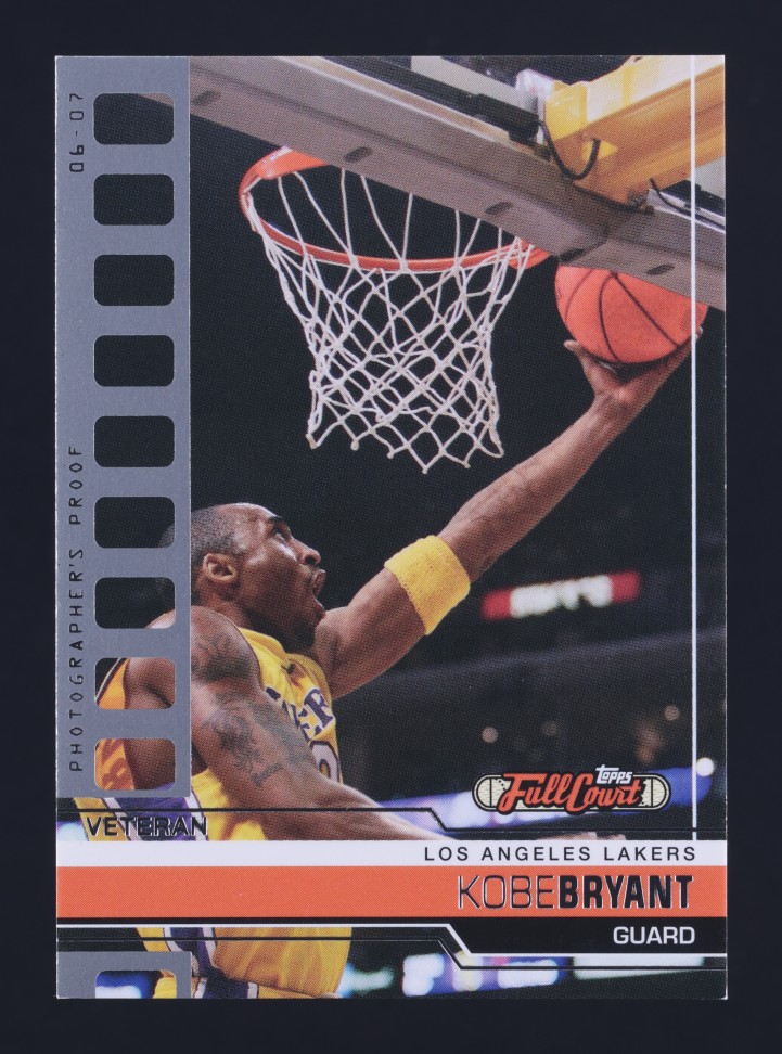 2006 Topps Full Court Photographer's Proof Platinum Kobe Bryant 1/1 #20 MBA AUTH