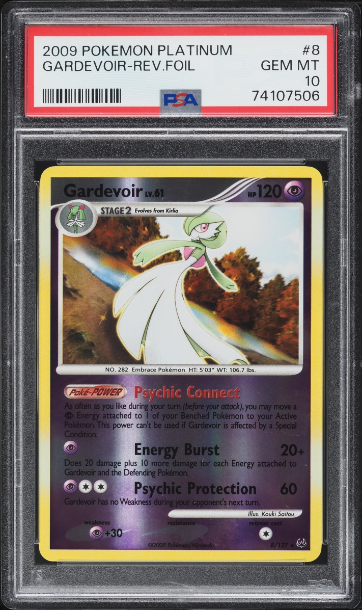 2009 Pokemon Platinum Reverse Holo Gardevoir #8 PSA 10 GEM MINT