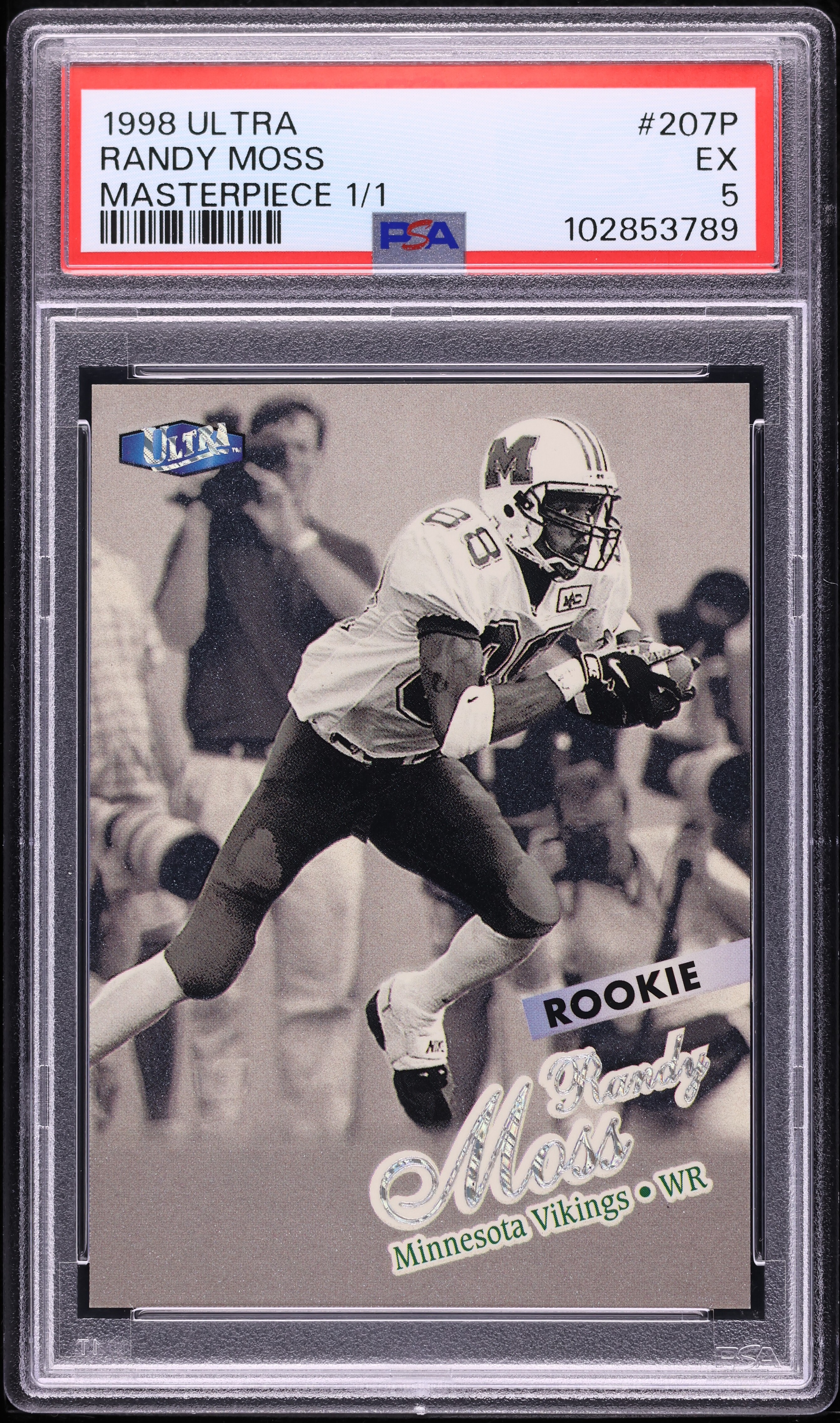 その他 1998 ULTRA RANDY MOSS ROOKIE 1998 Fleer Ultra Football #207 Randy Moss RC Rookie Minnesota