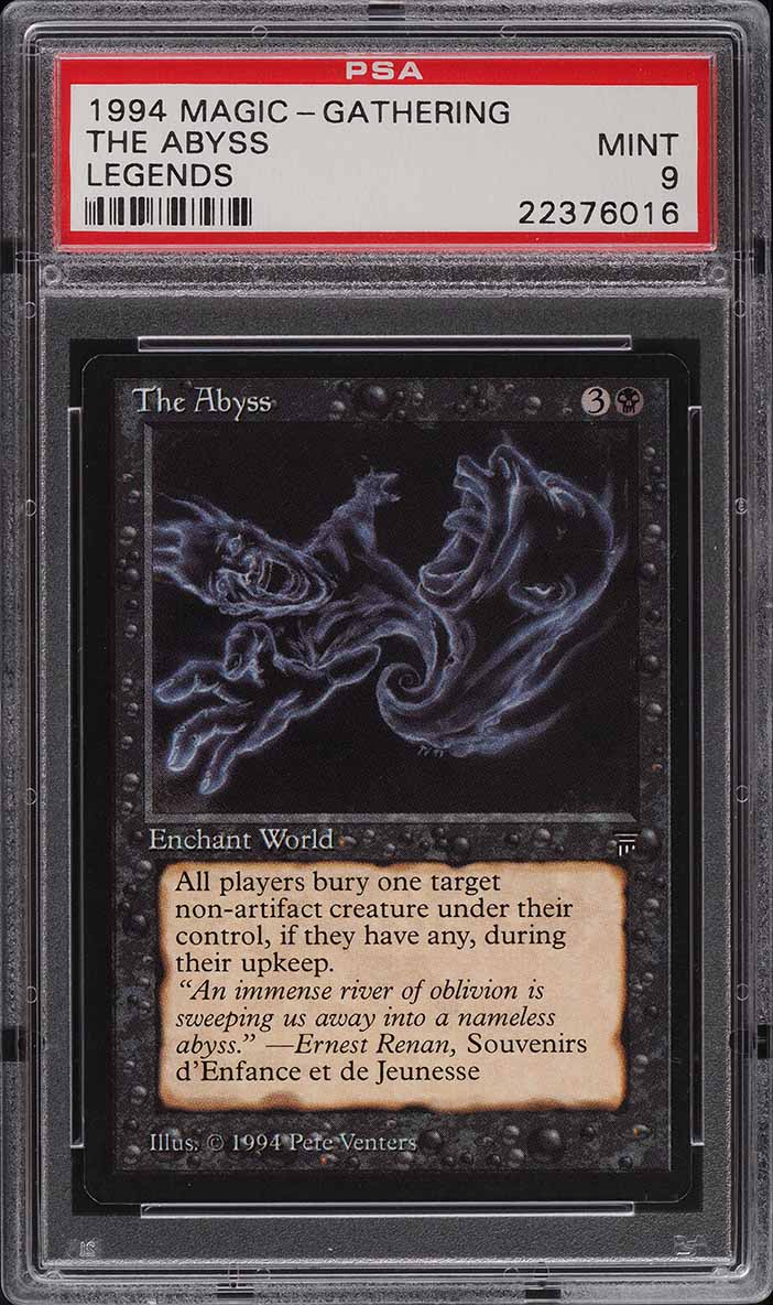1993 Magic The Gathering MTG Arabian Nights Juzam Djinn PSA 9 MINT
