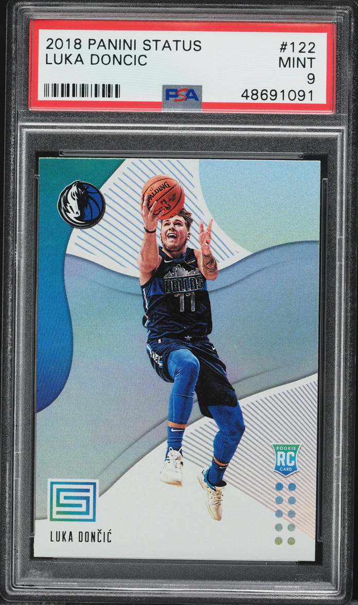 2018 Panini Status Luka Doncic ROOKIE #122 PSA 9 MINT