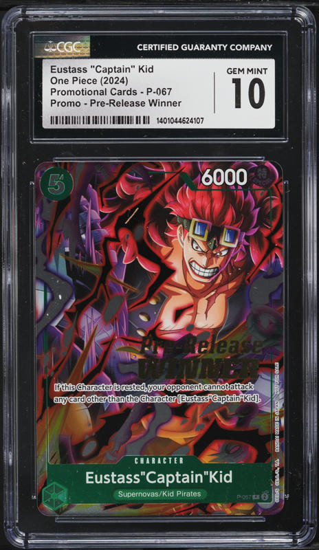 2024 One Piece Promo Pre-Release-Winner Eustass Captain Kid #P-067