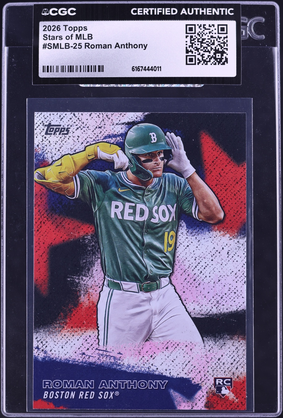 2026 Topps Stars Of MLB Roman Anthony ROOKIE #SMLB-25 CGC AUTH