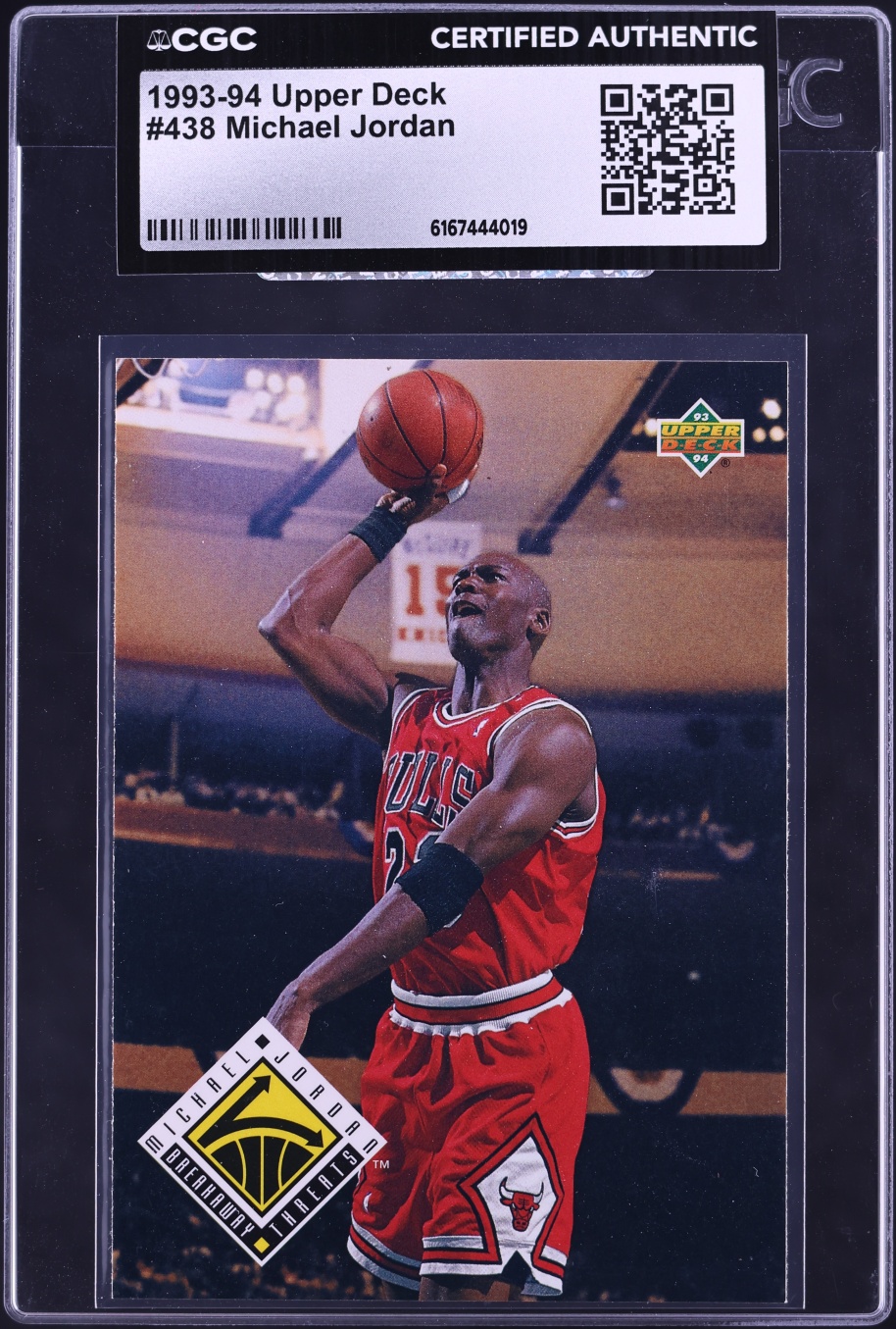 1993 Upper Deck Basketball Michael Jordan #438 CGC AUTH