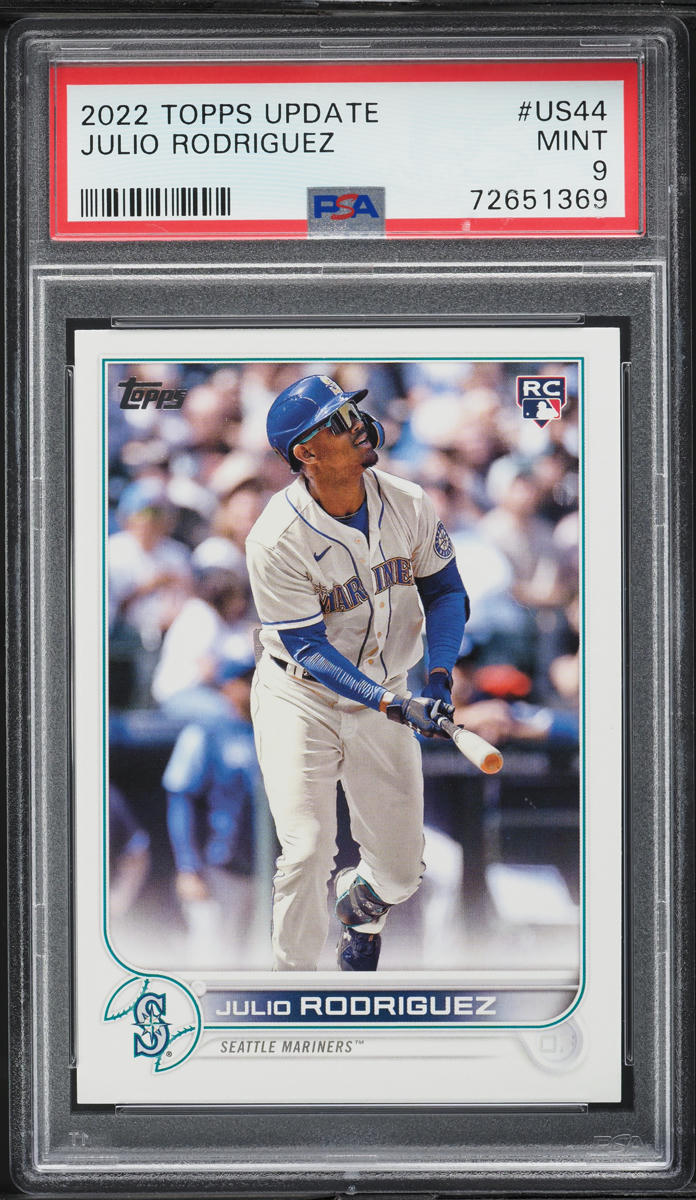 2022 Topps Update Julio Rodriguez ROOKIE #US44 PSA 9 MINT