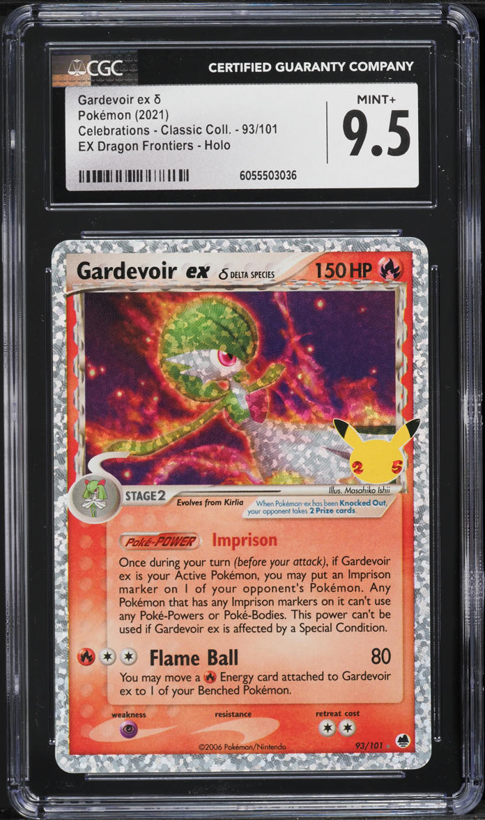 2021 Pokemon SWSH Celebrations Classic Collection Holo Gardevoir ex #93 CGC 9.5