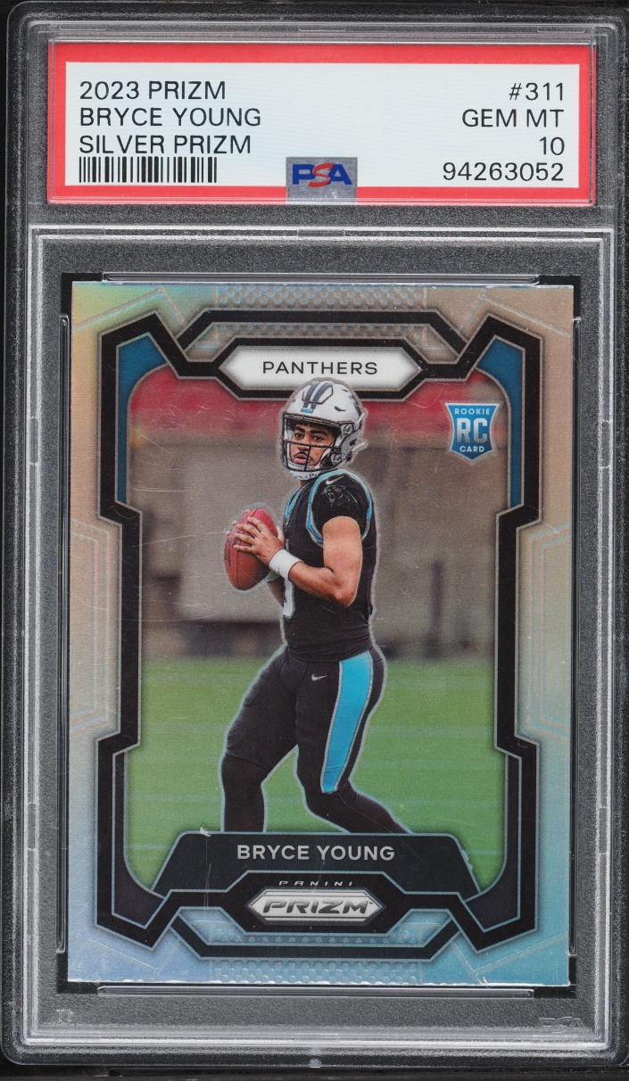2023 Panini Prizm Silver Bryce Young ROOKIE #311 PSA 10 GEM MINT