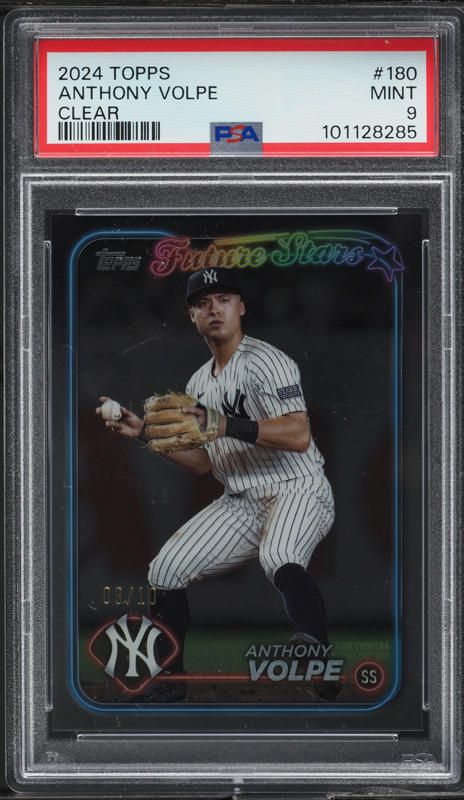 2023 Bowman Chrome Superfractor Anthony Volpe ROOKIE AUTO DNA 10 1