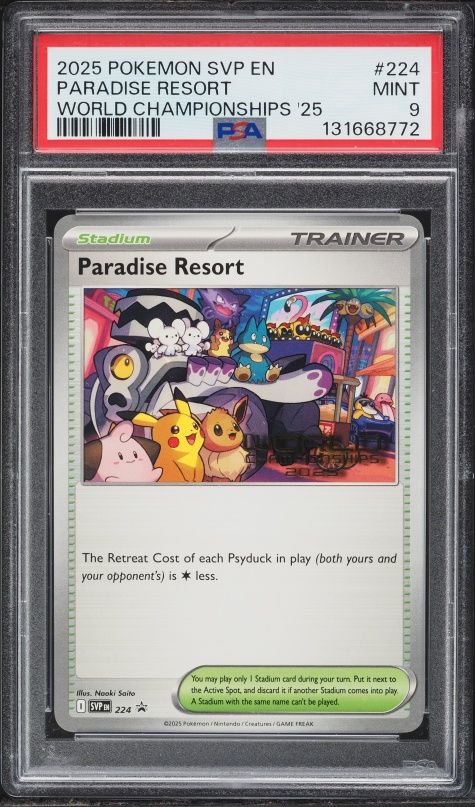 2025 Pokemon Korean SV Promo World Championships '25 Paradise