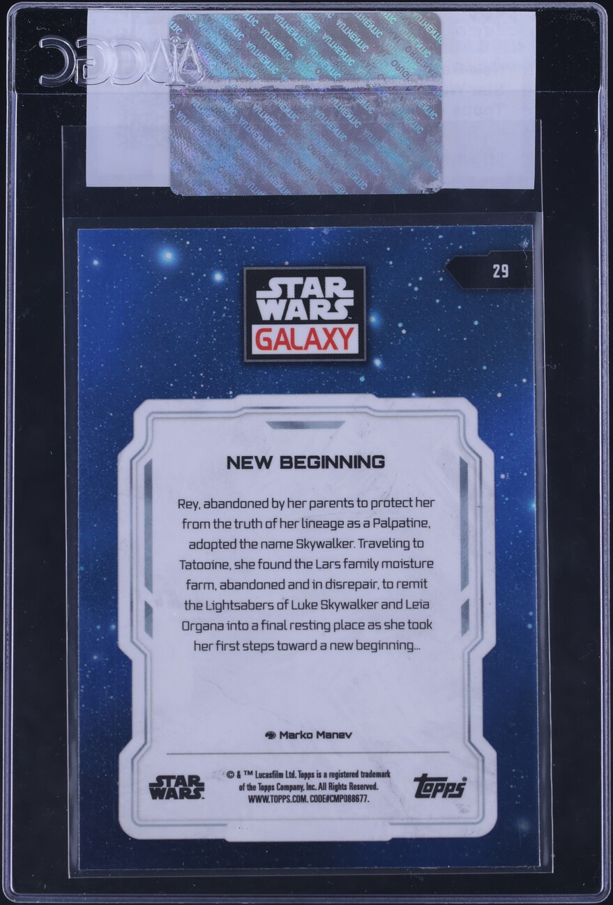 2024 Topps Chrome Star Wars Galaxy New Beginning 29 CGC AUTH on Fanatics Collect