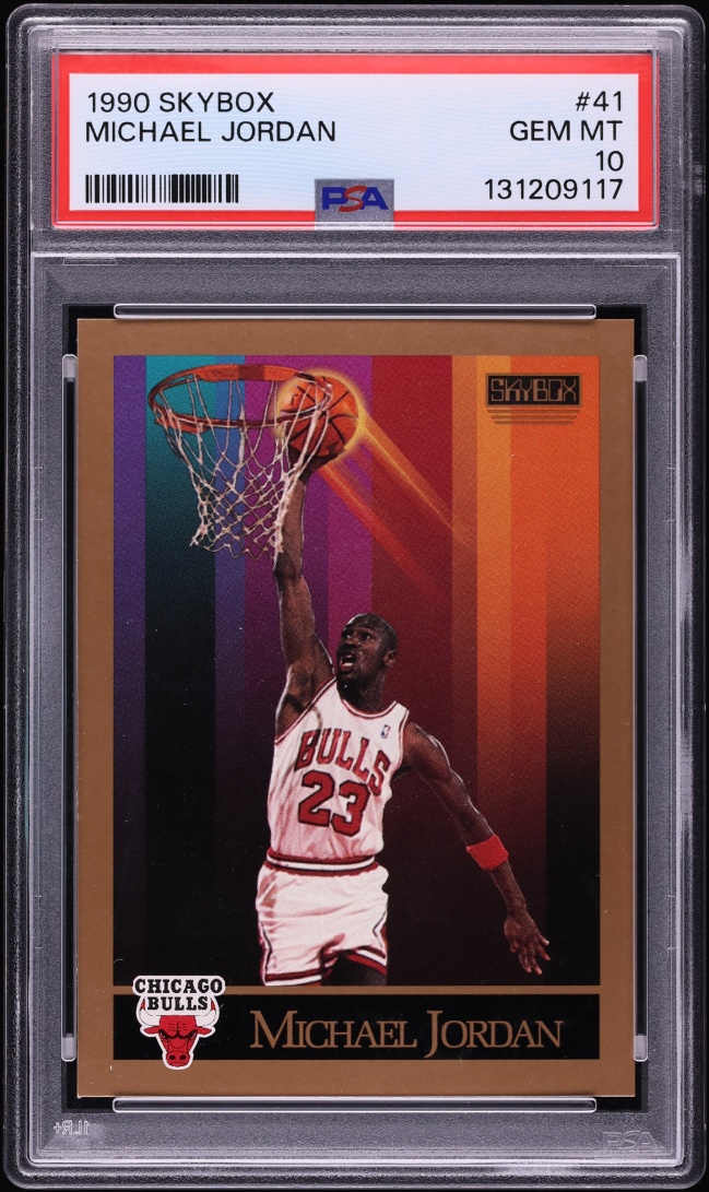 1990 Skybox Basketball Michael Jordan #41 PSA 10 GEM MINT
