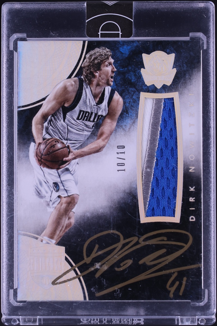 2014 Panini Eminence Optimum Silver Dirk Nowitzki PATCH AUTO 10/10 #OAP-DN
