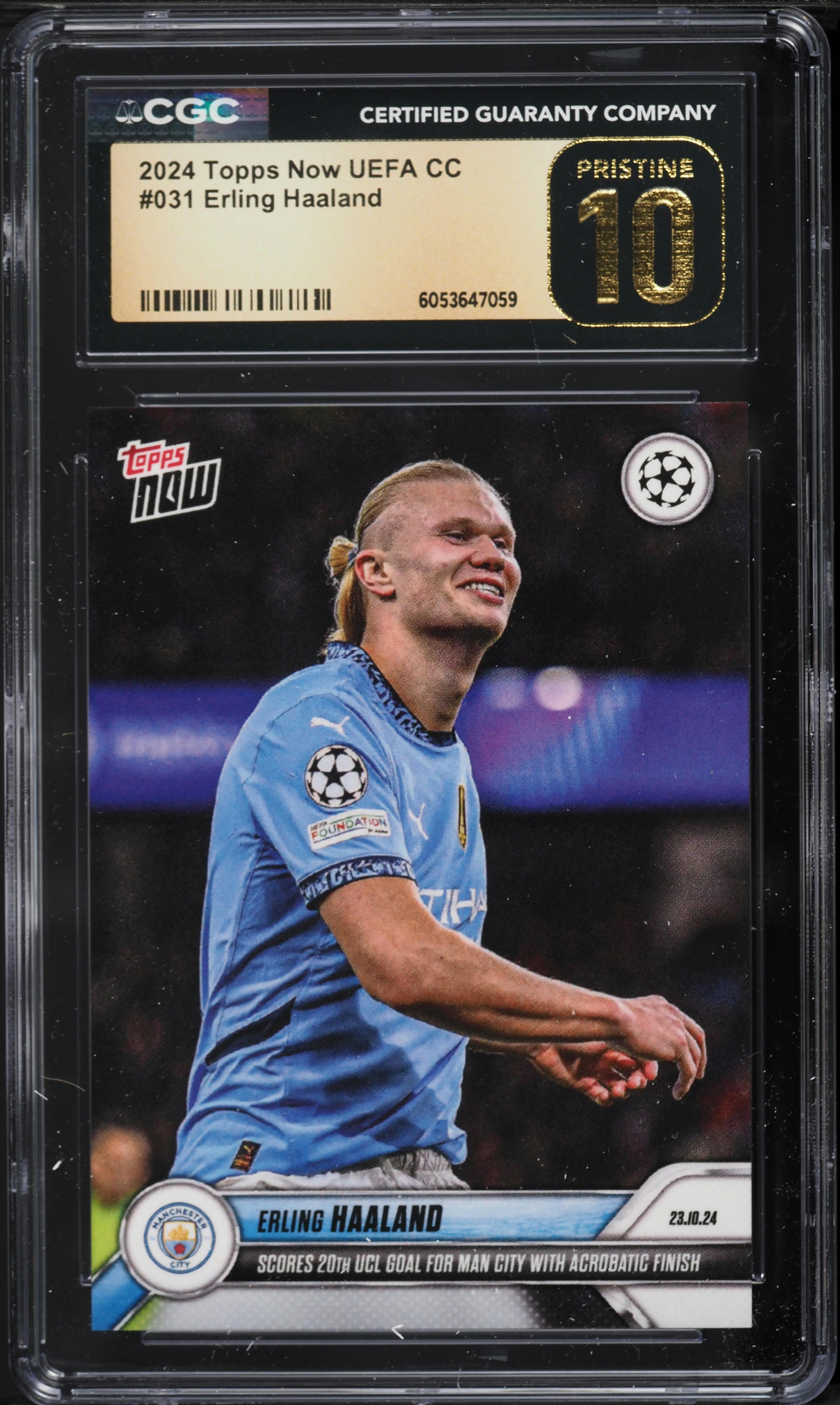 Topps UEFA CL Erling Haaland PSA10 鑑定済 Topps UEFA CL Erling Haaland PSA10 鑑定済 2023-24 Topps UEFA Club