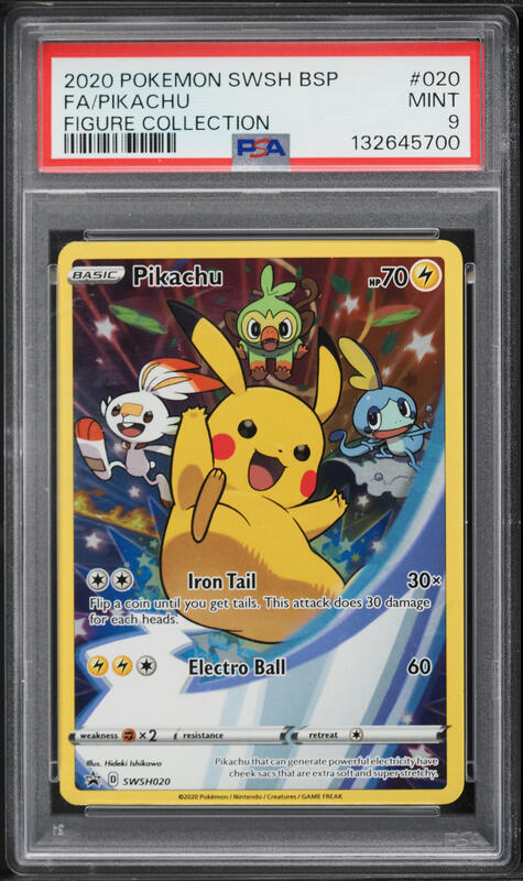 2021 Pokemon Chinese SWSH Cheers Pack Promo Pikachu P #045/S-P BGS