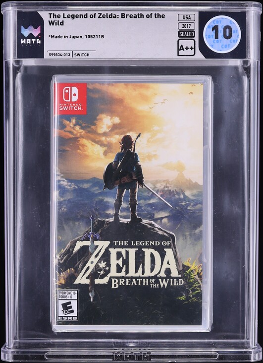 The Legend Of Zelda: Breath Of The Wild (Nintendo Switch) WATA 10 A++