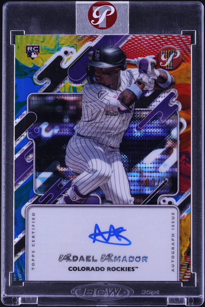 2025 Topps Pristine Primaries Refractor Adael Amador ROOKIE AUTO /10 #PA-AA