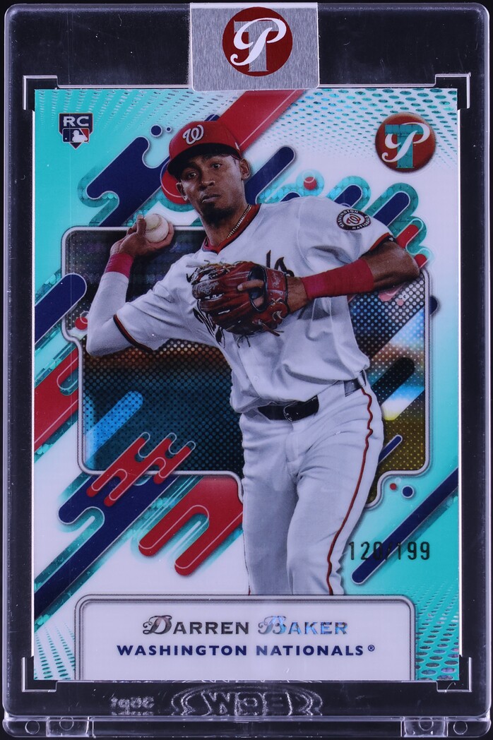 2025 Topps Pristine Aqua Refractor Darren Baker ROOKIE /199 #251