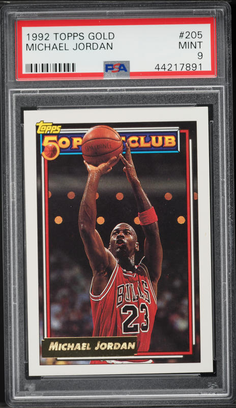 1992 Topps Gold Michael Jordan #141 PSA 10 GEM MINT on Fanatics