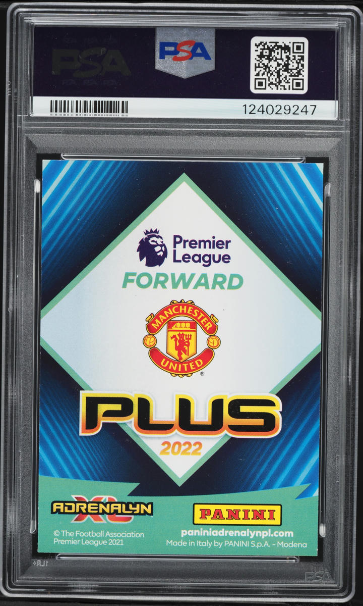 2021 Panini Adrenalyn XL Premier League Plus Cristiano Ronaldo #239 PSA 8 NM-MT