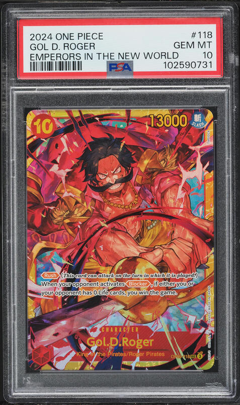 2024 One Piece Japanese Emperors New World Alt Art Gol D. Roger