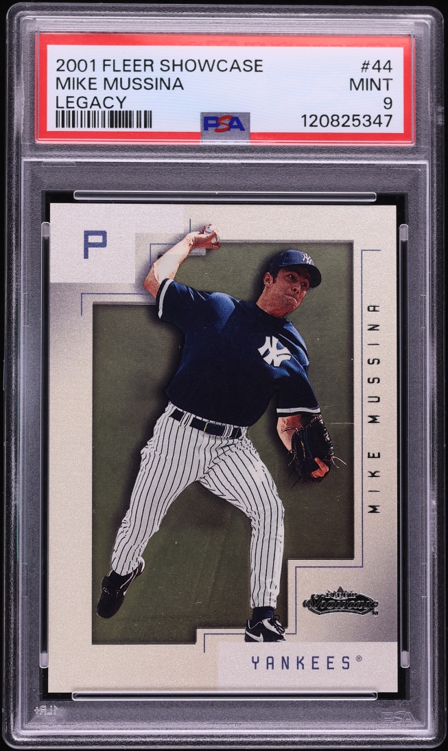 2001 Fleer Showcase Legacy Mike Mussina /50 #44 PSA 9 MINT
