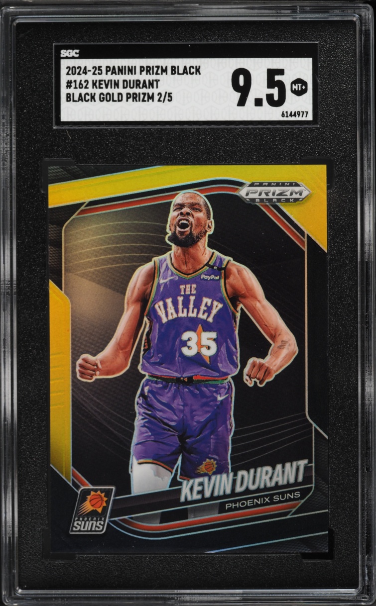 2024 Panini Prizm Black Gold Kevin Durant /5 #162 SGC 9.5 MINT+