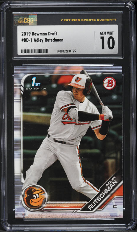 Adley Rutschman 2019 Panini 10シリ auto Adley Rutschman 2019 Panini Contenders Draft Picks Auto /10
